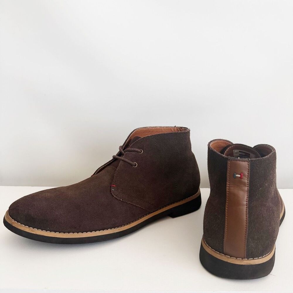 Tommy Hilfiger Men’s Brown Suede Chukka Desert Boots Size 12